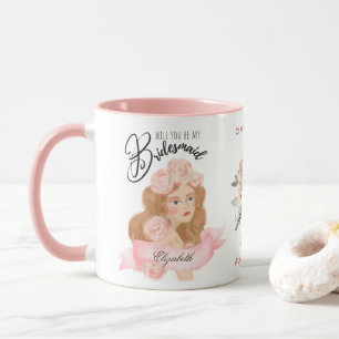 Custom Branded Bridesmaid Proposal Bridal Party Mug