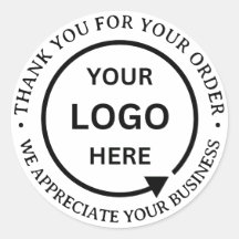 Custom Branded Business Company Logo Thank You