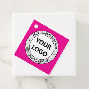 Custom Branded Business Favor or Gift Tags Example