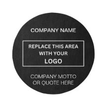 Custom Branded Business Logo Company Name Black