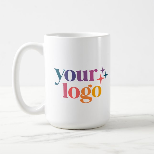Custom Branded Business Logo Mug (Left)