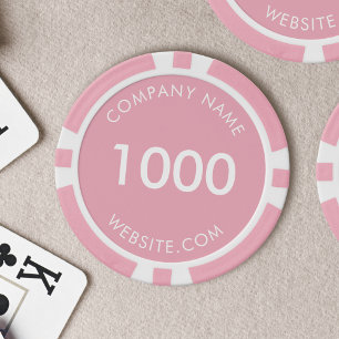 Custom Branded Business Logo Promotional Poker Chips