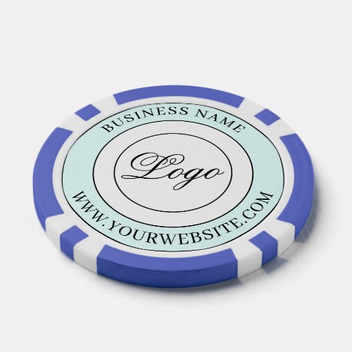 Custom Branded Business Name Logo and Text  Poker Chips
