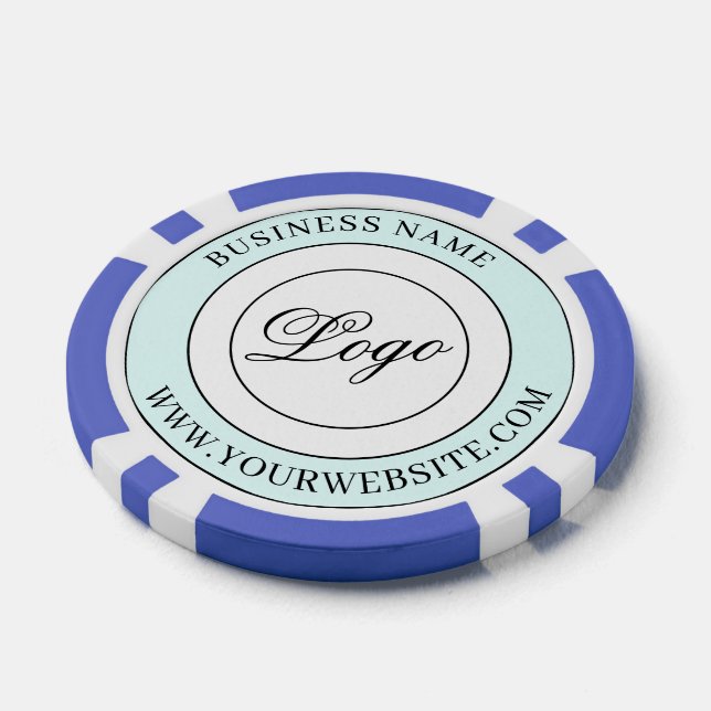 Custom Branded Business Name Logo and Text  Poker Chips (Single)