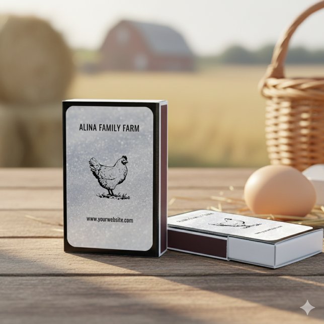 Custom Branded Business Name & Logo Matchboxes (Creator Uploaded)