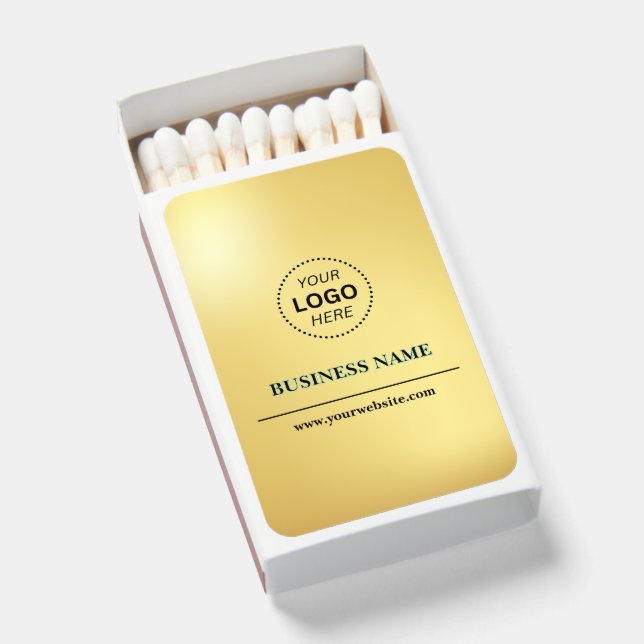 Custom Branded Business Name Promotional Matchboxes (Front Open)
