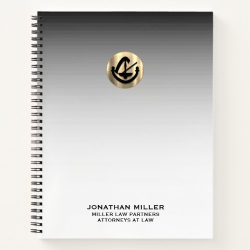 Custom Branded Business Notebook for Attorneys