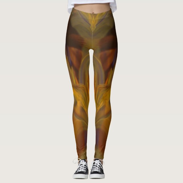 Custom Branded Colourful Natural Wellbeing  Leggings (Front)