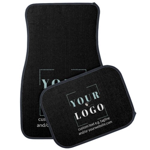 Custom Branded Company Logo Black Car Floor Mat