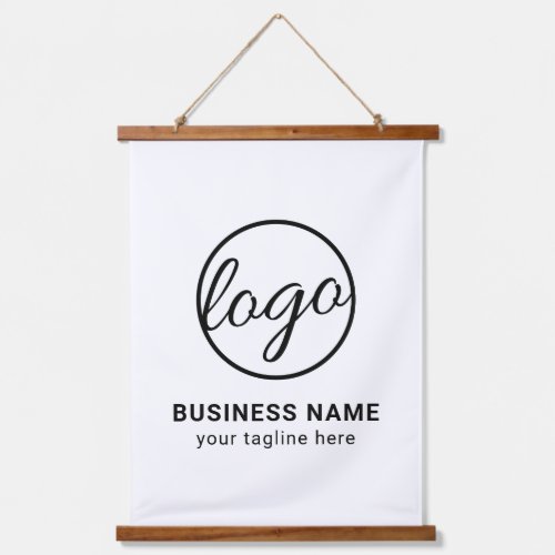 Custom Branded Company Simple Logo Business Hanging Tapestry