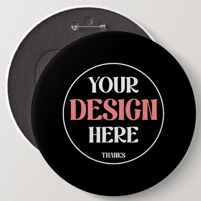 Custom Branded Corporate & Employee Gifts Button (Front & Back)