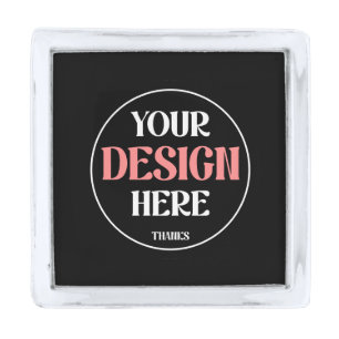 Custom Branded Corporate & Employee Gifts Silver Finish Lapel Pin