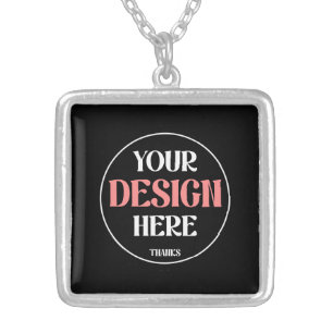 Custom Branded Corporate & Employee Gifts Silver Plated Necklace