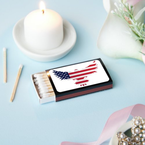 Custom Branded Eagle American Flag Matchboxes 