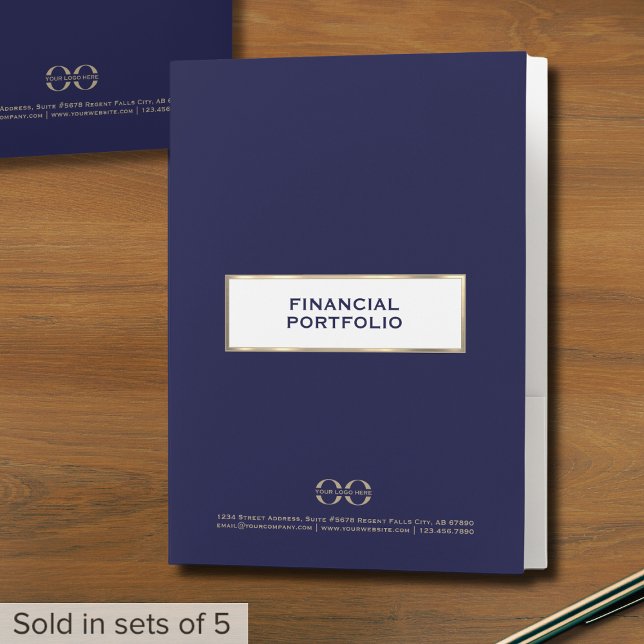 Custom Branded Folders with Business Card Slot (Creator Uploaded)