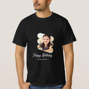 Custom Branded Happy Birthday Photo T-Shirt