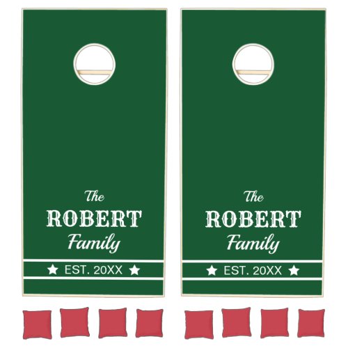 Custom Branded Hunter Green Dark Wood-look 