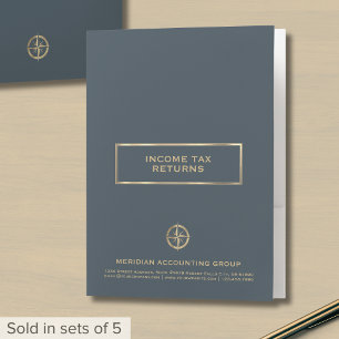 Custom Branded Income Tax Return Folders