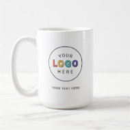 Custom Branded Logo Business  Coffee Mug