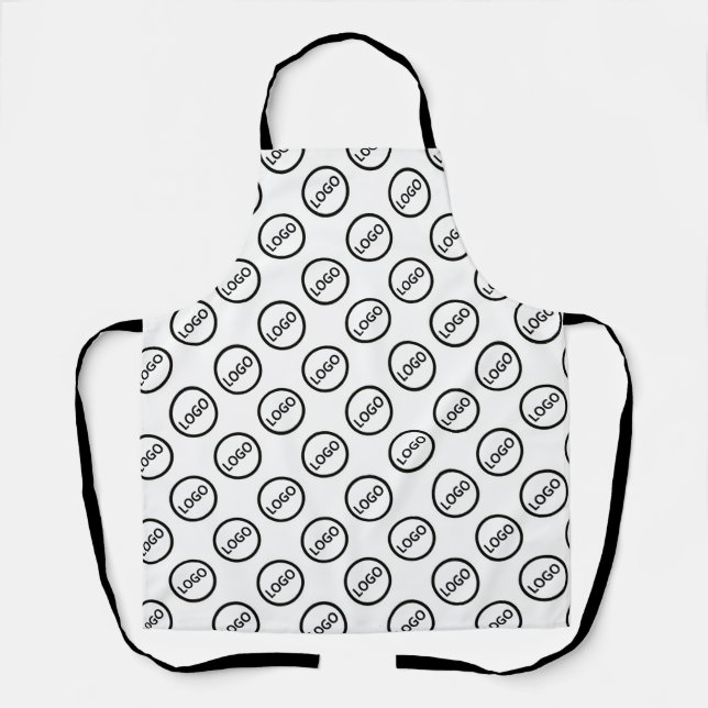 Custom Branded Logo Business Company Packaging Apron (Front)
