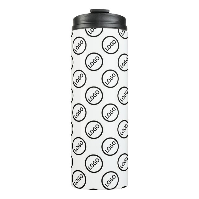 Custom Branded Logo Business Company Packaging Thermal Tumbler (Front)