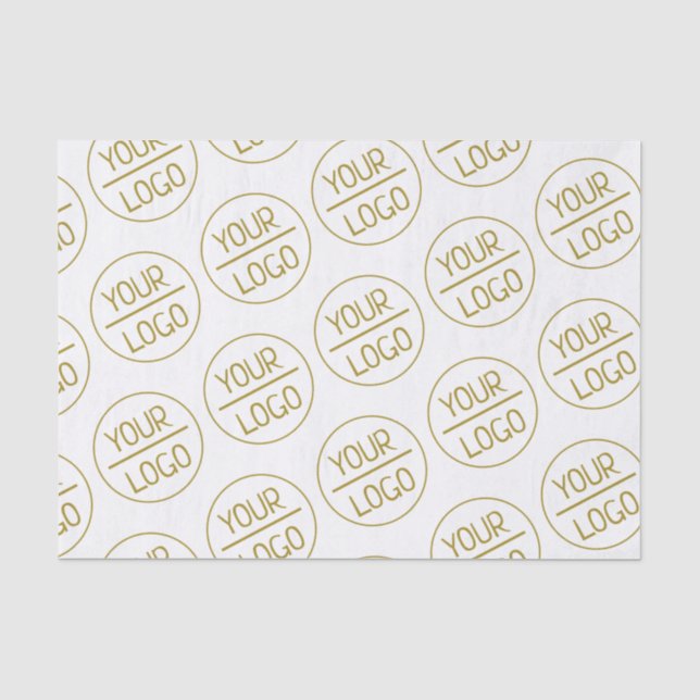 Custom Branded Logo Business Company Packaging Tis Tissue Paper (Front)