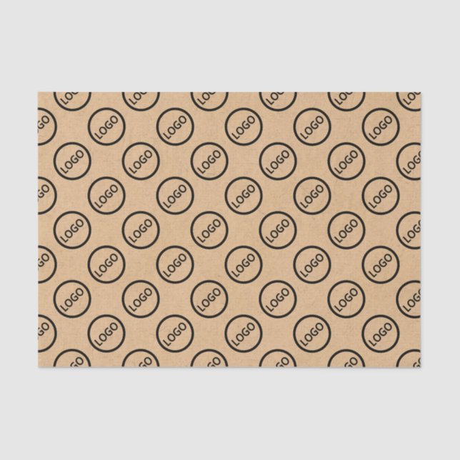 Custom Branded Logo Business Company Packaging Tissue Paper (Front)
