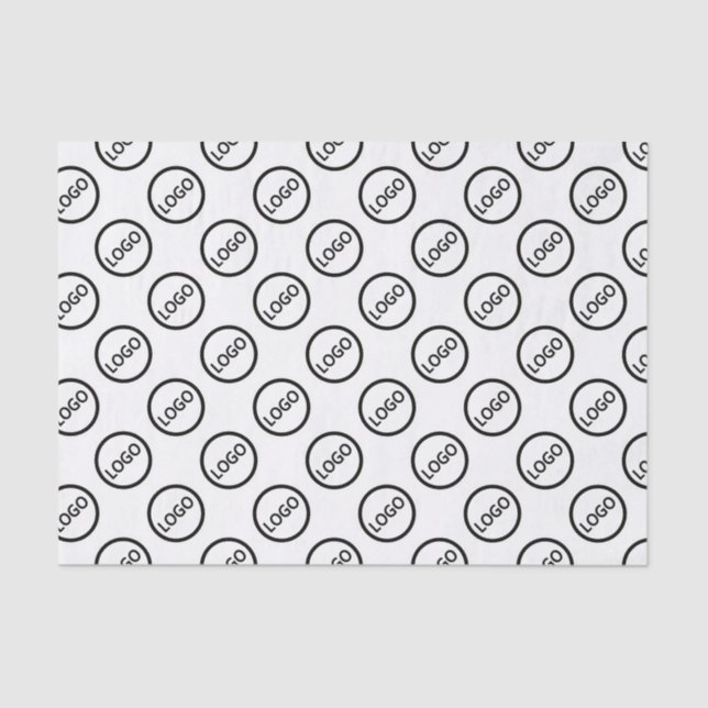 Custom Branded Logo Business Company Packaging Tissue Paper (Front)