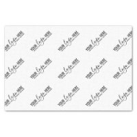 Business Name Packaging Branded Corporate Kraft Tissue Paper