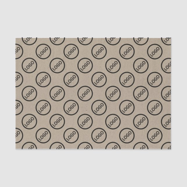 Custom Branded Logo Business Company Packaging Tissue Paper (Front)