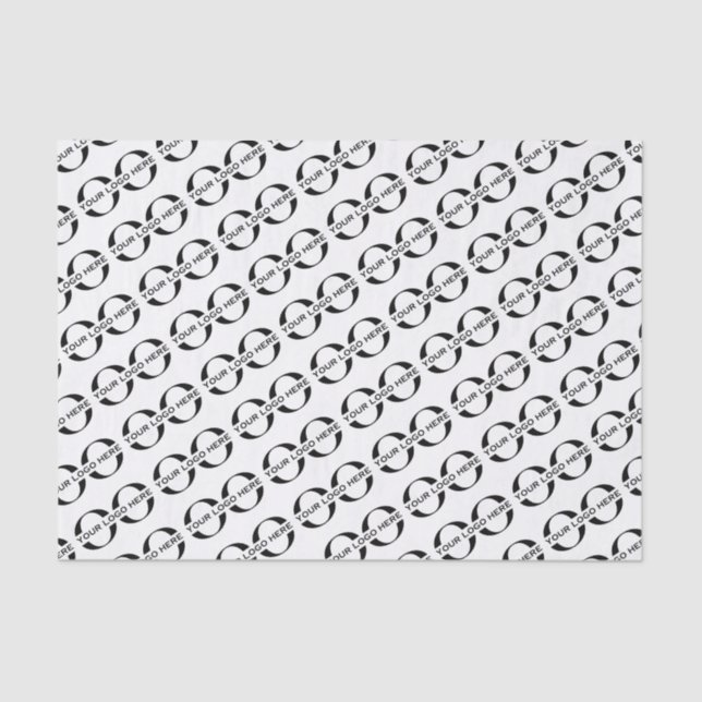 Custom Branded Logo Business Company Packaging Tissue Paper (Front)