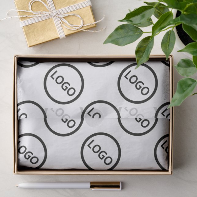 Custom Branded Logo Business Company Packaging Tissue Paper (Gift)