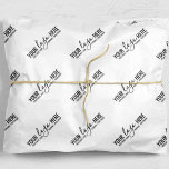 Custom Branded Logo Business Company Packaging Tissue Paper<br><div class="desc">Your Company Business Logo Promotional Wrapping Tissue Paper</div>