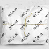 Business Name Packaging Branded Corporate Kraft Tissue Paper