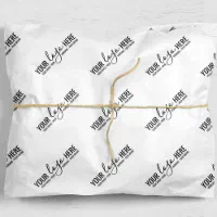 Logo Branded Packaging Black Tissue Paper Branded Tissue Paper