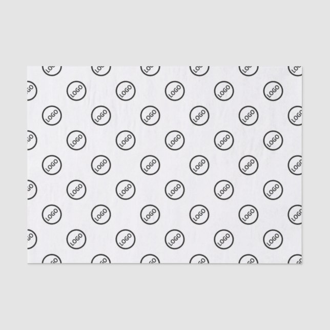 Custom Branded Logo Business Company Packaging Tissue Paper (Front)