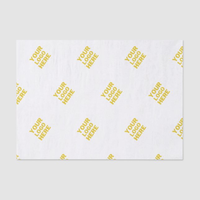 Custom Branded Logo Business Company Packaging  Tissue Paper (Front)