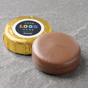 Custom Branded Logo Business Dipped Oreo Cookie Favors