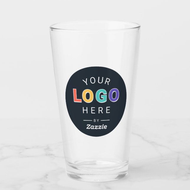 Custom Branded Logo Business Glass (Front)