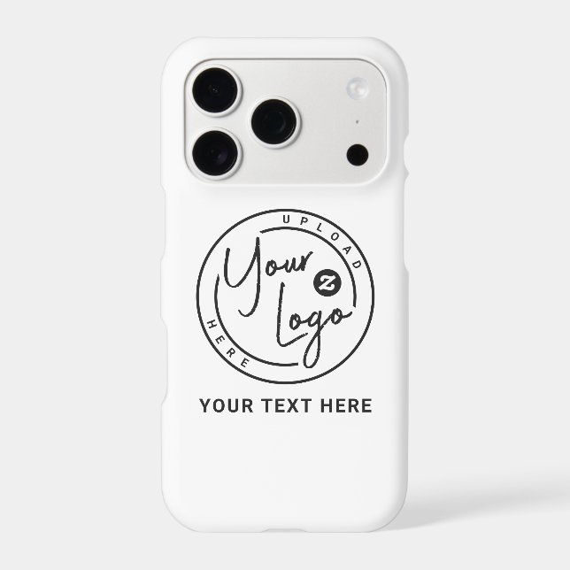 Custom Branded Logo Business Iphone Case (Back)