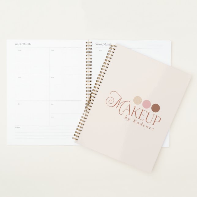 Custom Branded Makeup Artist Appointment Planner (Display)