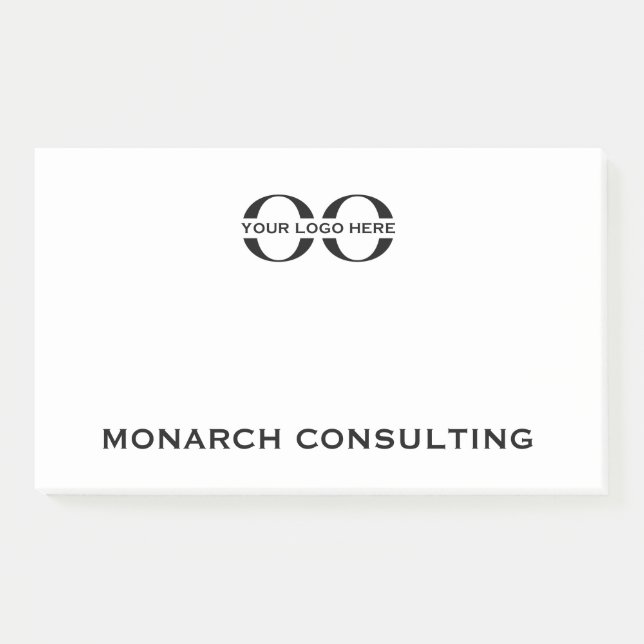 Custom Branded Note Company Name and Logo (Front)