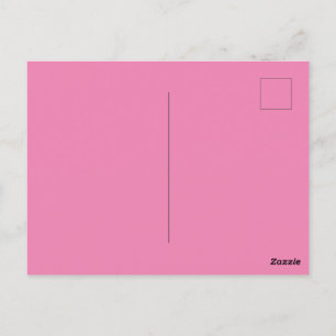 Custom Branded Pink Picture-Perfect Standard Postcard