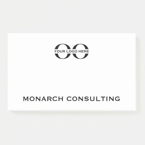 Custom Branded Post_it Note Company Name and Logo