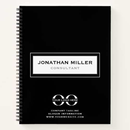 Custom Branded Promotional Company Logo Spiral Notebook