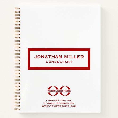 Custom Branded Promotional Company Spiral Notebook