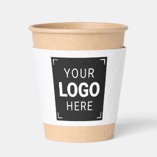 Custom Branded Promotional Paper Cup Sleeve