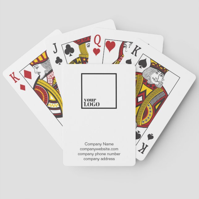 Custom Branded Promotional Playing Cards (Back)