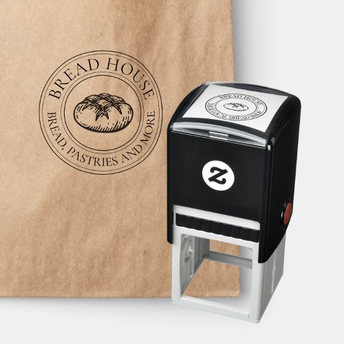 Custom Branded Self Inking Stamp for Bakeries