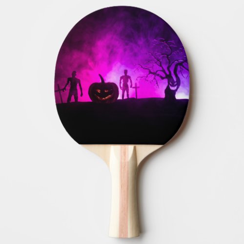 Custom Branded Spooky Halloween Ping Pong Paddle